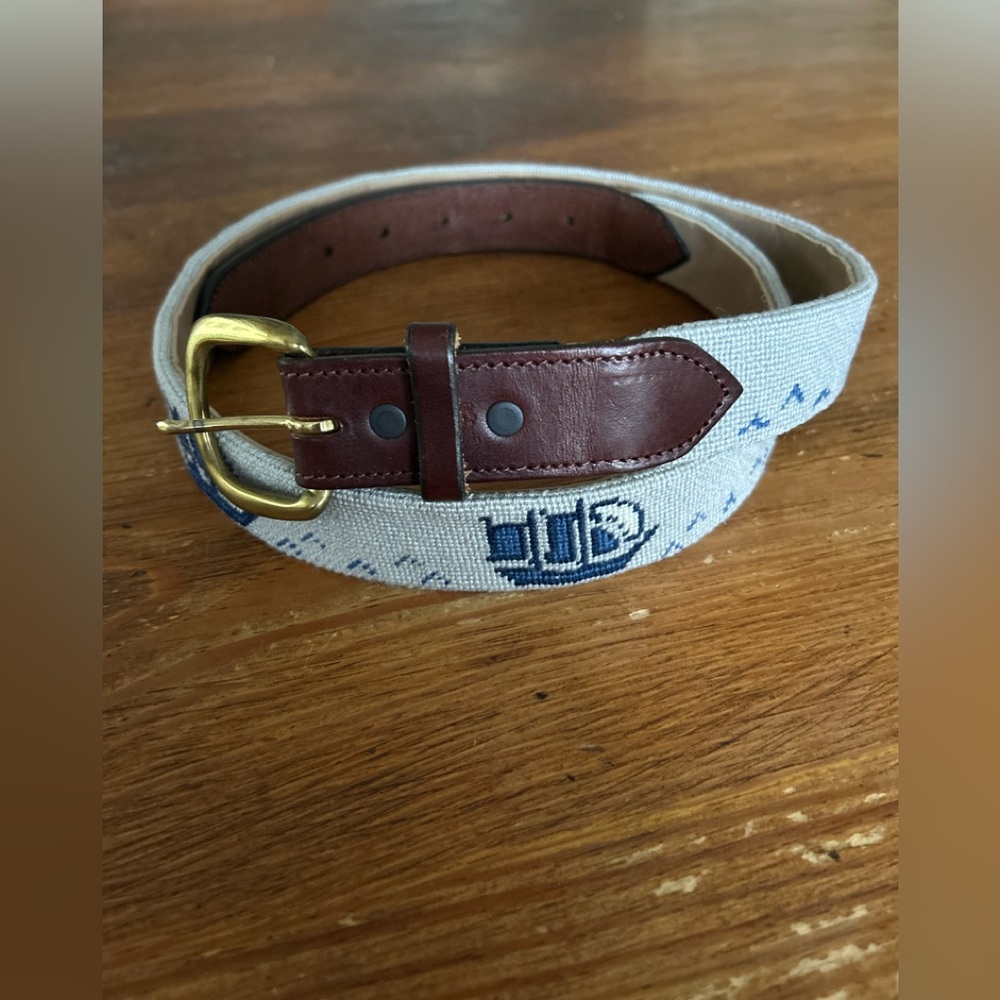 Needlepoint men’s belt